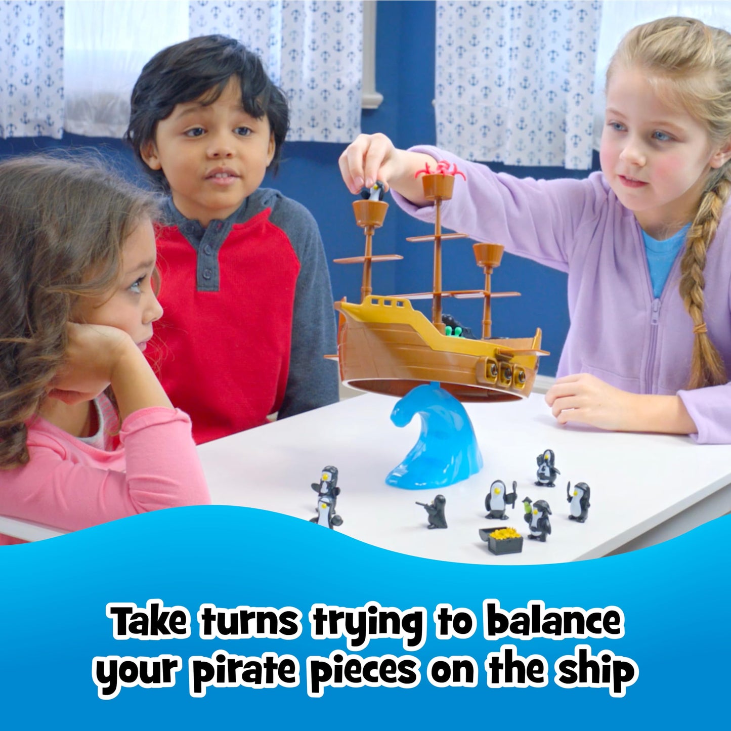 Dont Rock The Boat Board Game - Kids Games, Family Games For Kids And Adults, Board Games For Family Night, Multi-Player Board G