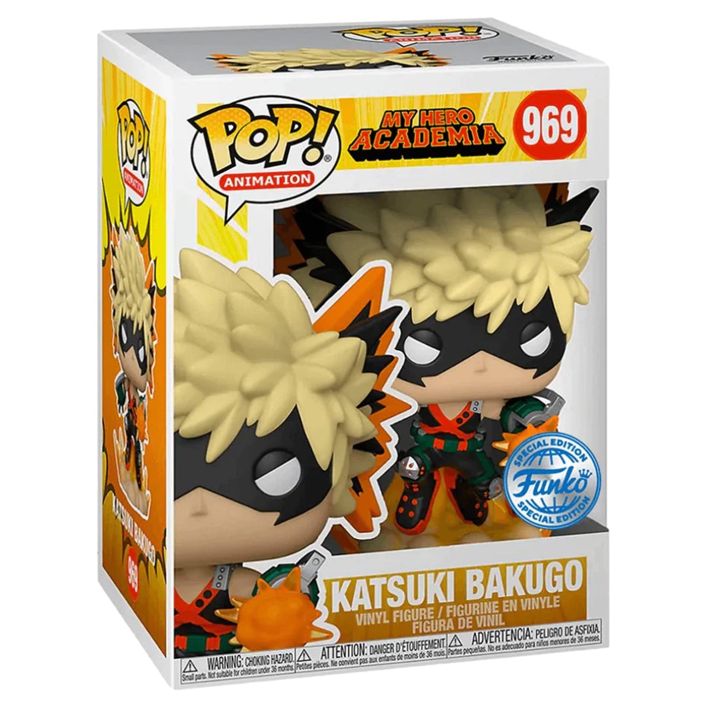 Funko Pop Animation Katsuki Bakugo Explosion Figure - Hot Topic Exclusive, Multi-color, Vinyl, Model 889698561242