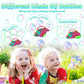 MAKE KIDS SMILE BUBBLE FUN Bubble Machine - Green, 8oz Solution, Indoor/Outdoor Toy, Extra Large Bubbles, Model DHOBB10584
