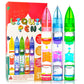 Liquid Pens Christmas Stocking Stuffers Gift For Girls Kids, Fun Cool Pens Autism Adhd Anxiety Stress Relief Travel Draw Toy Fid