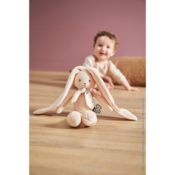 Kaloo Lapinoo My First Friend Corduroy Rabbit - Machine Washable - 10    Tall in Gift Box - Peach Ages 0+ - K218015