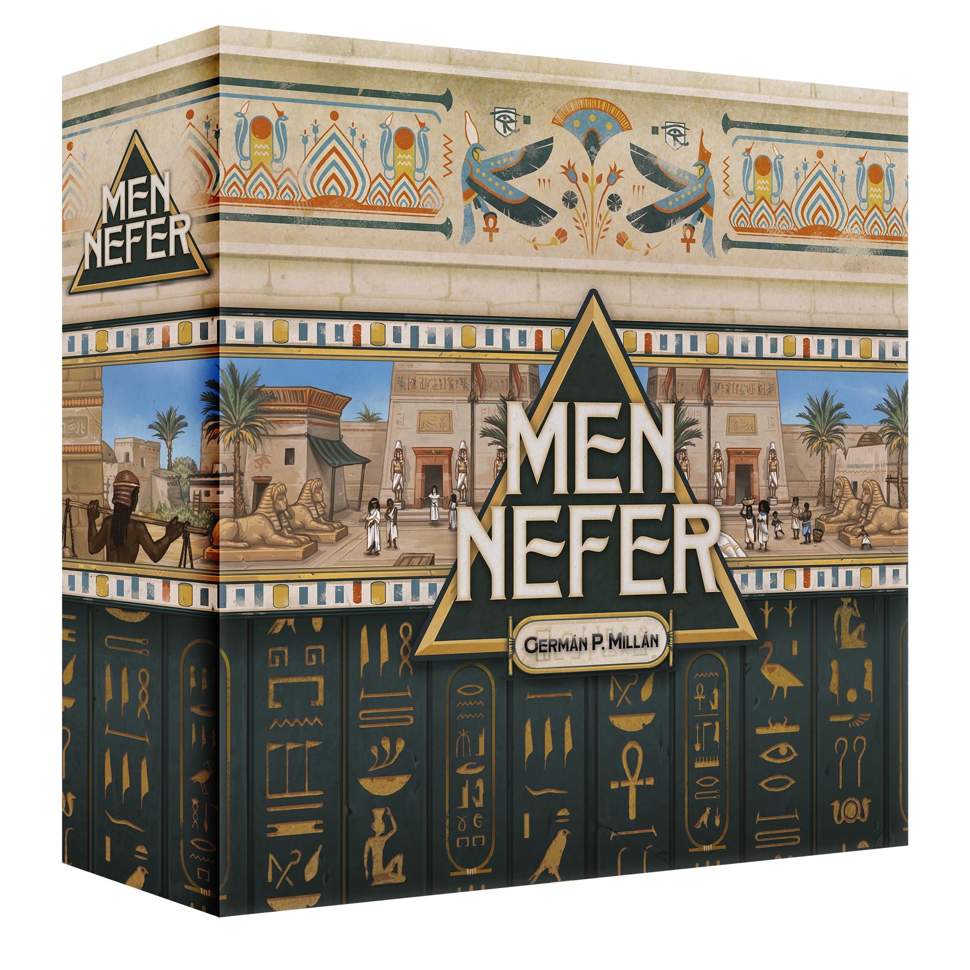 Men-Nefer Board Game - Journey Through Ancient Egypt! Worker Placement Strategy Game, Fun Family Game for Kids & Adults, Ages 14