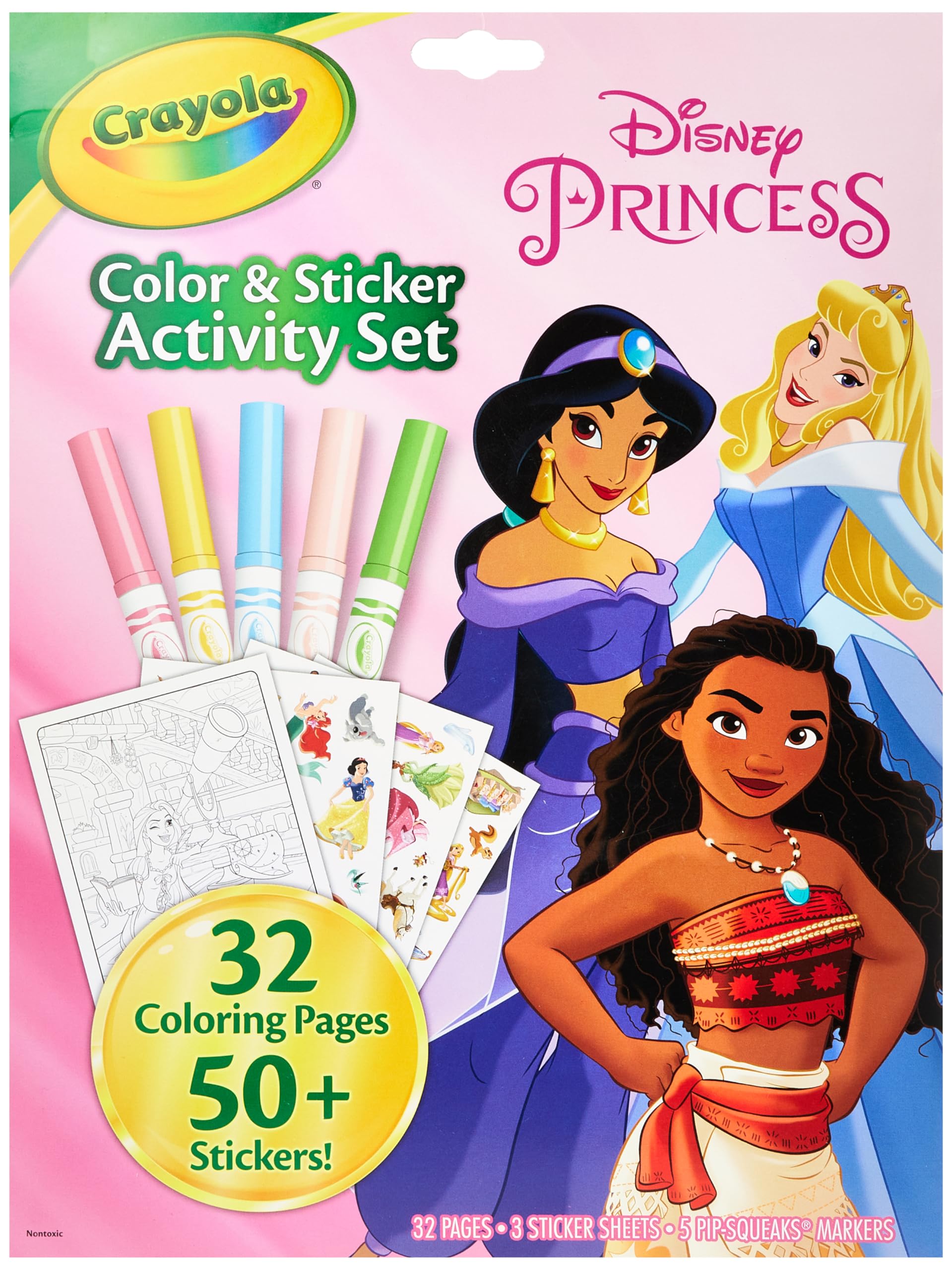 Crayola Color & Sticker Activity Set, Princess (foldalope)