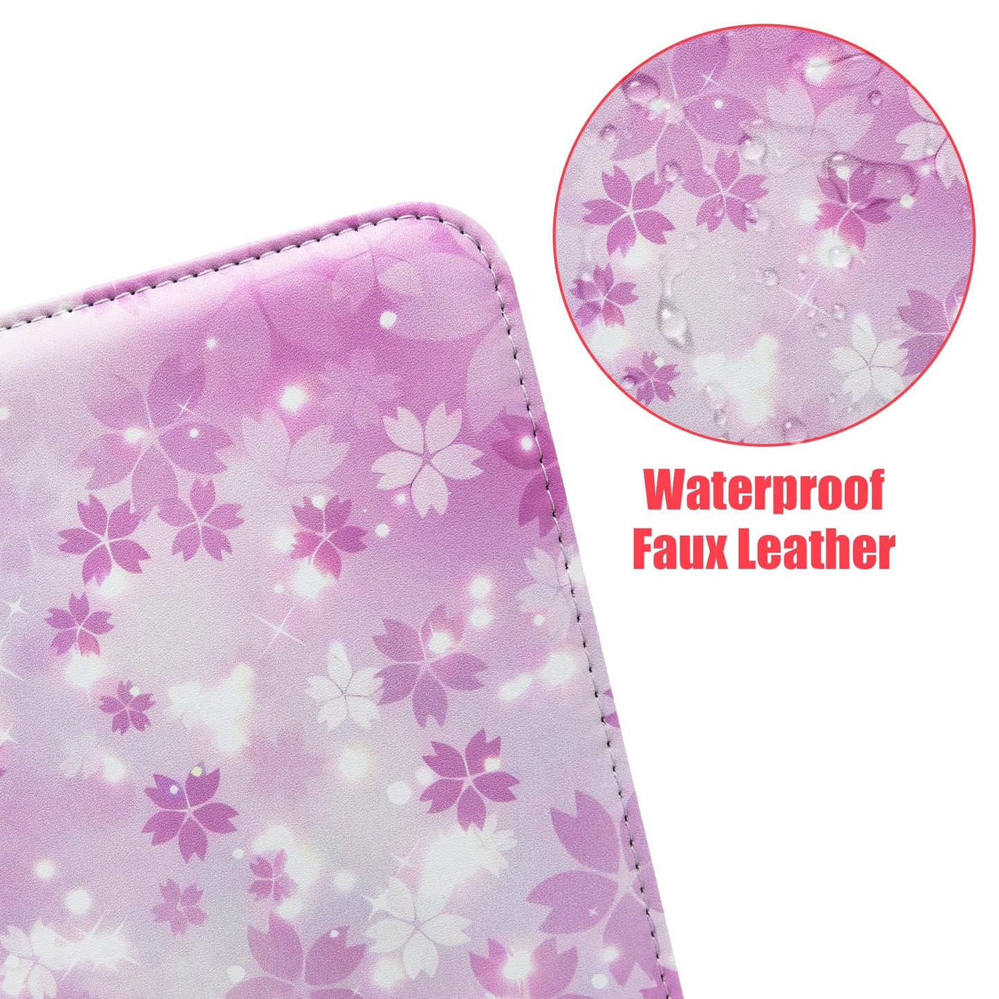 Pink Card Binder for Girls 4 Pocket with 50 Sleeves up to 400 Cards Cute Trading Card Binder Waterproof Photocard Storage Bag for Cute Cards