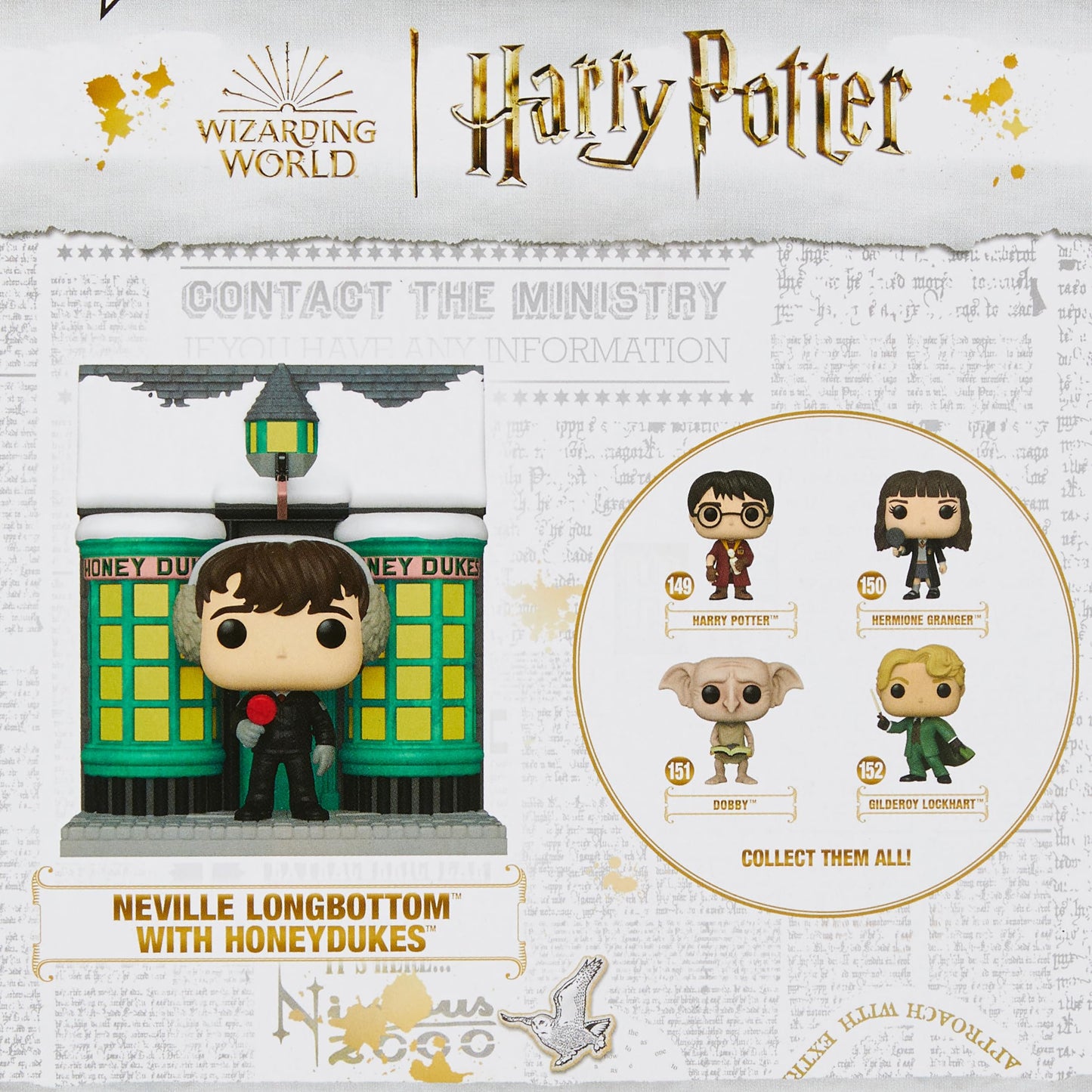 Funko Pop! Deluxe: Harry Potter: Hogsmeade - Neville Longbottom With Honeydukes