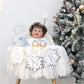 HODIHIWI Snowflakes One First Party Decorations White High Chair Banner 1st Crown Cake Topper 1st Birthday Decor