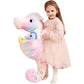 Ikasa Giant Seahorse Stuffed Animal Plush Toy,30' Large Sea Horse Cute Jumbo Soft Toys,Huge Big Size Plushy Plushie With Two Babies,Gifts For Kids