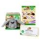 Pound Puppies Newborns Plush  Lovey  Gray, Eco Friendly