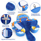 Free Swimming Baby Swimbobo Baby Float - Non-Inflatable, Soft Fabric, Large, Blue Spaceship, Model K7912PRO