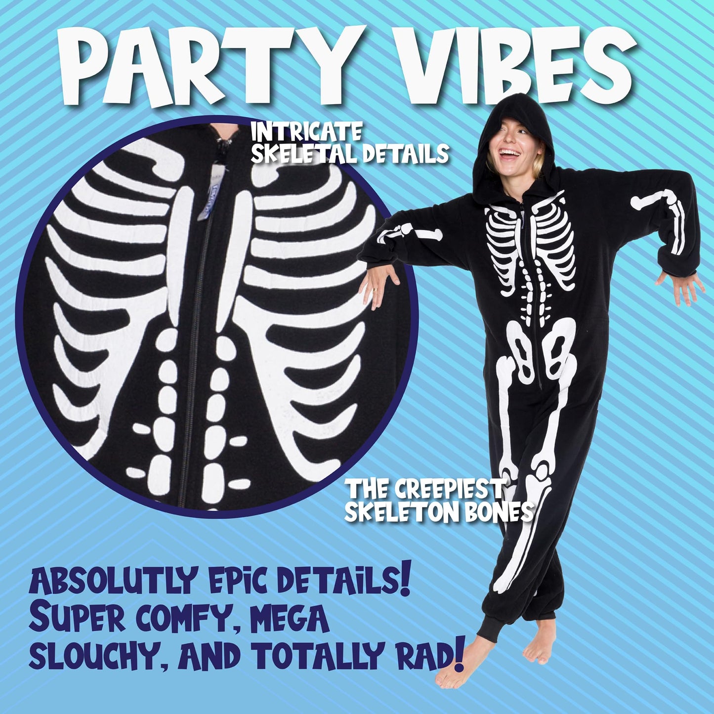 Funziez! Polyester Costume (Black/White, 7-8 Y/O)