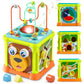 Syncfun Baby Toys, Toddler Learning Toys, Montessori Toys For 1 Year Old, Wooden Activity Cube With Music, Educational Toys For