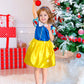 Soliehoo Girls Princess Dress Up Trunk, Pretend Play Costumes Princess Role Play Set 15Pcs Girls Dress Up Clothes With 4 Tops,4