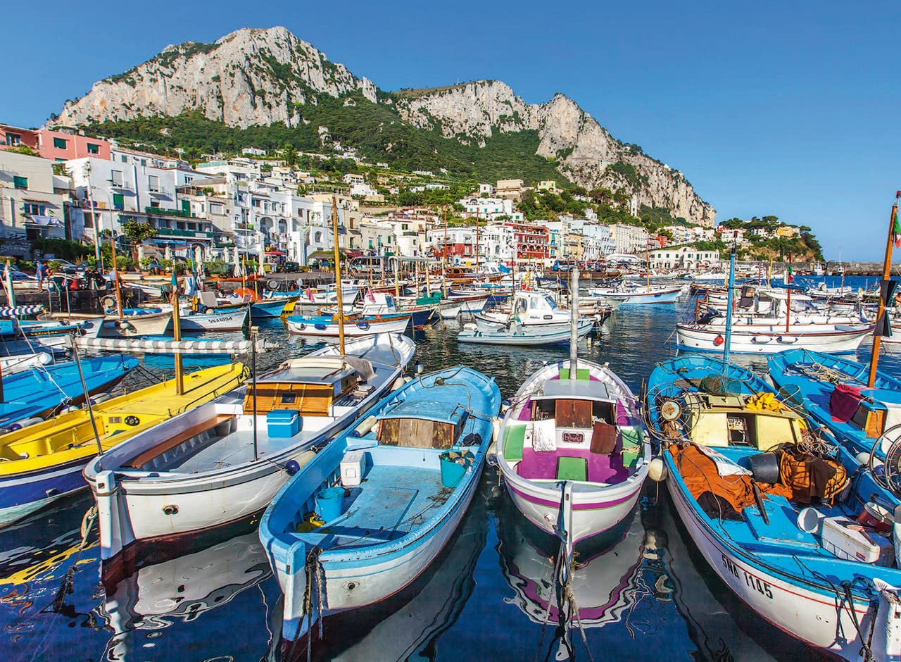 Ravensburger Colorful Marina 500 Piece Jigsaw Puzzle For Adults - Every Piece Is Unique, Softclick Technology Means Pieces Fit T