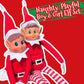 GLOW Wholesale Elfie & Elvie Set - Fun Plush Elves with Vinyl Faces, Red - Set of 2