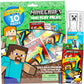 Minecraft Game Packs, Gift Bag Fillers, Minecraft Party Favors, 10 Mini Game Packs, Minecraft Colouring Pad, 2 Mini Colouring Pe