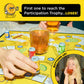 WHAT DO YOU MEME? The Ultimate Pre-Game Board Game, Small, Black, Cardstock, Model LO4016 - Perfect for Football Parties & Game Day Fun