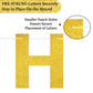 Litaus, Gold Glitter Happy Birthday Banner - Pre-Strung, 9 Ft, No Diy | Birthday Decorations | Happy Birthday Sign For Birthday