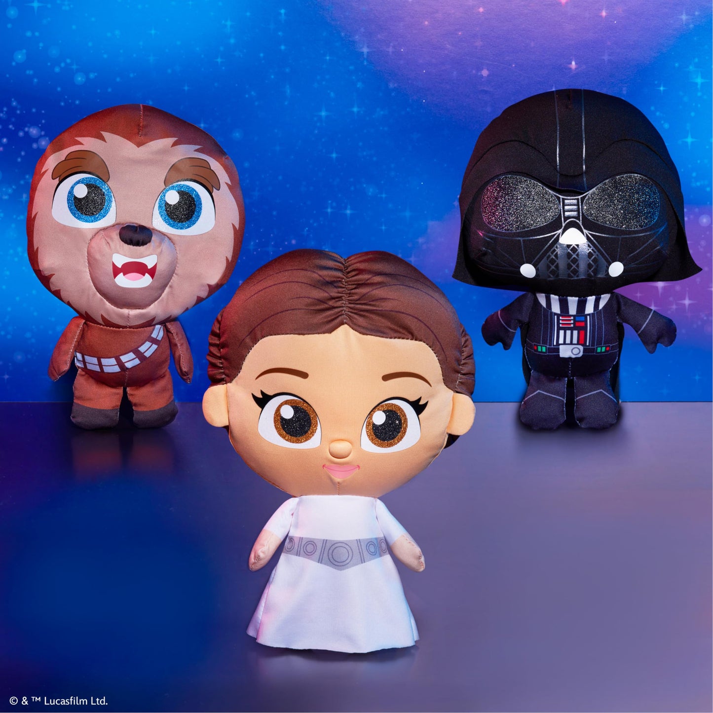 Just Play Star Wars Doorables Puffables Plush - Star Wars: A New Hope, 10-Inch Collectible Plush Featuring Glitter Eyes, Styles