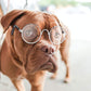 3 Pairs Doll Glasses Metal Wire Rim Clear Lens Eyewear Fabric Doll Dress Up Eyeglasses Mini Dolls Costume Accessories For 18 Inc