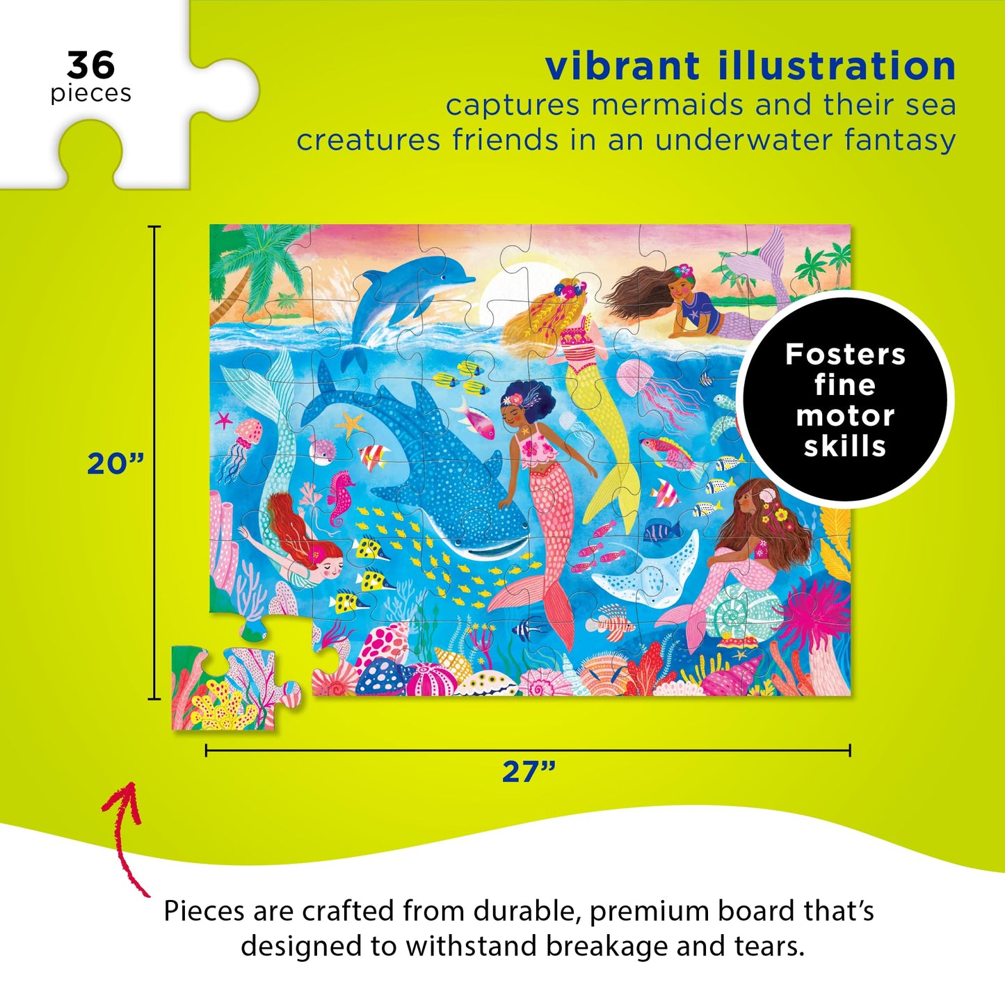 36-Pc Puzzle/Mermaid Dreams
