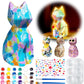 Goodyking Paint Your Own Cat Lamp Craft Kit, Diy 3D Warm Light Cat Lamp, Arts And Crafts For Kids Ages 8-12, Birthday Gifts For 8-12 Year Old Boy Girl, Painting Kit For Kids Ages 3 4 5 6 7 8 9+