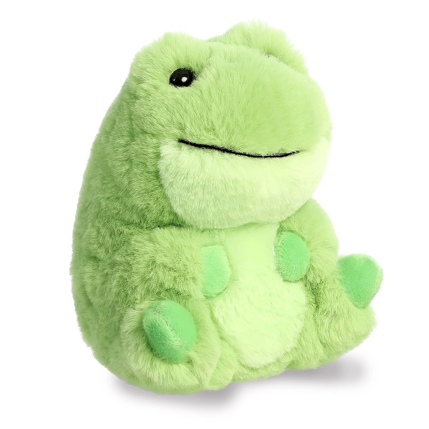 Aurora® Riberto Frog™ Stuffed Animal - Green, 5 Inches, Polyester - Adorable On-The-Go Companion