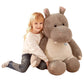 Ikasa Giant Hippo Stuffed Animal,30' Jumbo Plush Toy, Soft And Cute Toys For Kids Boys Girls (Gray)