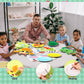 Funnymoom 24 Pcs Arts and Crafts for Kids, Thanksgiving Plate Craft Kits Turkey Arts Craft Christmas DIY Plate Kit for Fall Autu