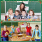 JUNEBRUSHS 150Pcs Christmas Erasers for Kids Bulk, Cute Mini Peppermint Candy Cane Pencil Erasers Novelty Holiday Erasers for St