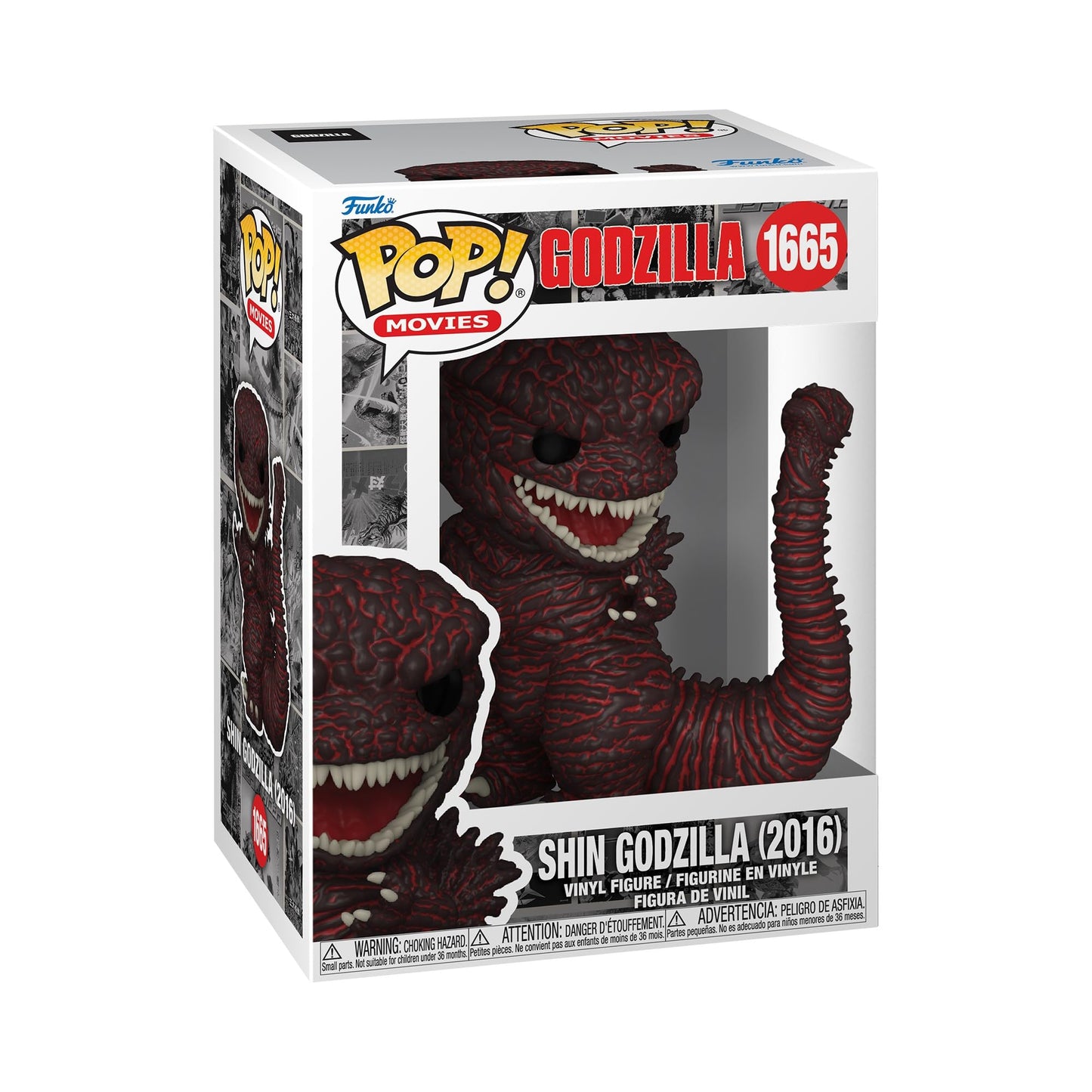 Funko Pop Movies: Godzilla 70Th Anniversary - Godzilla 2016 - Collectable Vinyl Figure - Gift Idea - Official Merchandise - For Kids & Adults - Movies Fans - Model Figure For Collectors And Display
