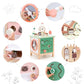 PairPear Wooden Activity Cube - Montessori Toys for Toddlers, Multifunctional Play Center, Early Educational Development, Model U15022
