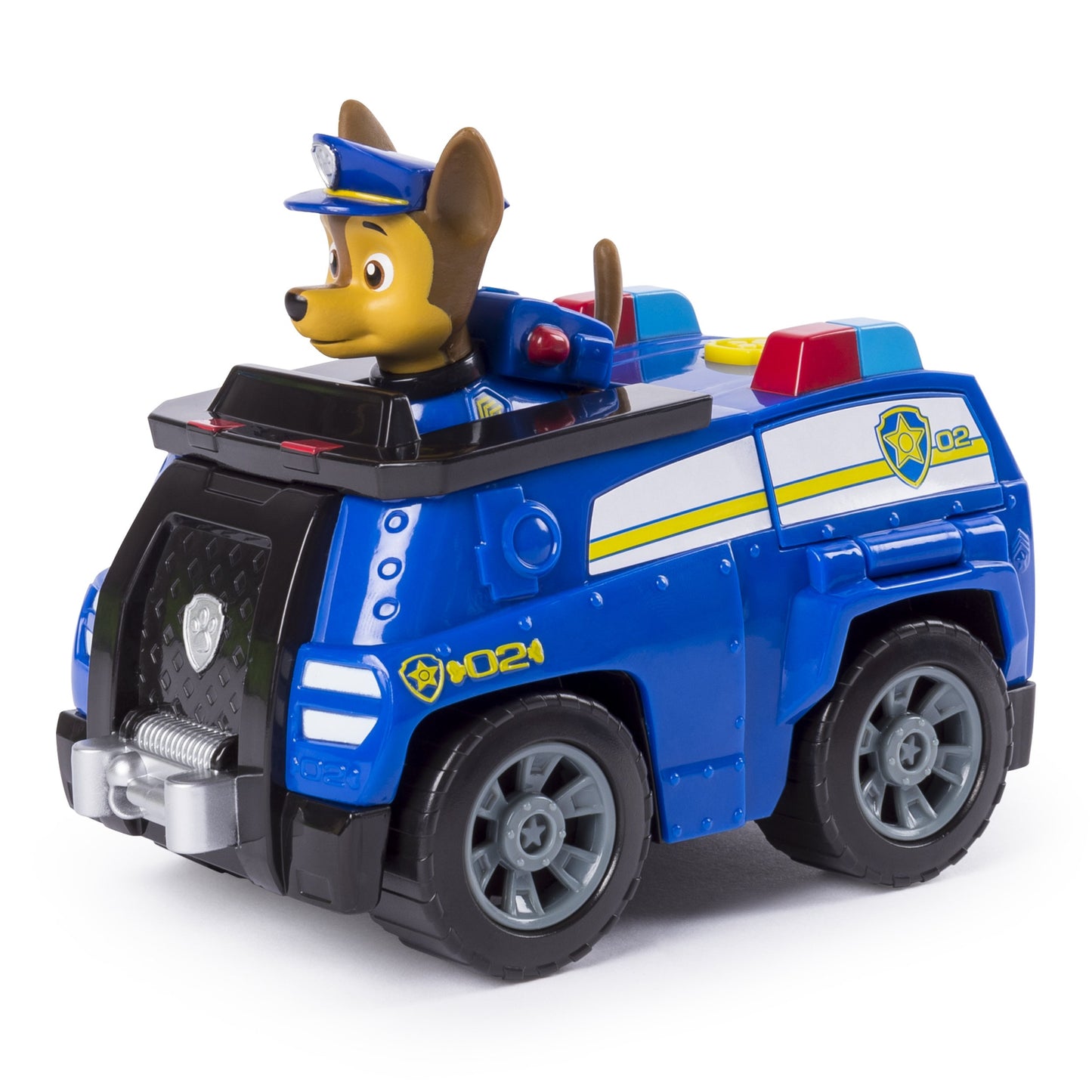 Paw Patrol Chase’s Transforming Police Cruiser with Flip-Open Megaphone, Multicolor, Model 6053383, for Ages 3 & Up