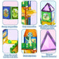 Dinosaur Magnetic Blocks Set, Upgrade Diy Magnets Building Blocks For Kids, 60 Piece Magnets Tiles For Boys And Girls Learning By Playing Games To Improve Imagination And Creativity