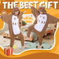 Canasour Kids Owl Onesie Christmas Halloween Costumes Anime Cosplay Animal One Piece Pajamas 10-12 Years Girls(10-12 Years, Owl Brown)