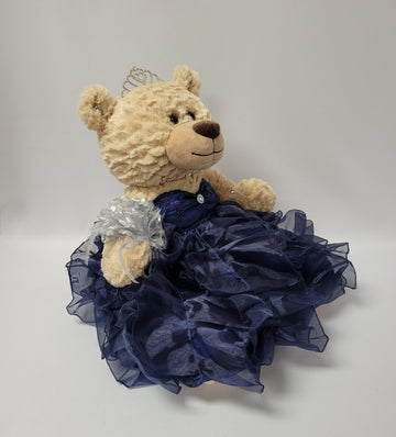 Kinnex Collections Since 1997 20'' Quince Anos Quinceanera Last Doll Teddy Bear With Dress (Centerpiece) ~ Arc16832-16R (Navy Bl