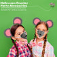 Sgbetter 8 Pcs Mouse Costume Mouse Ears Headband Nose Tail Gloves Bow Tie Grey Mouse Animal Accessories For Girls Women Hallowee