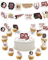 Florida State Party Supplies (42 Pieces) Fsu Decorations For Graduation, Tailgating And Birthday Party With Fsu Banner And Cake