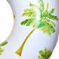 Rae Dunn x CocoNut Float Beach Vibes Palm Tree Pattern Ring Float - mature-themed Size Large 48 Inch Inflatable Raft & Durable Water Inner Tube - Stable Ride-On for Summer Parties & Swim Events