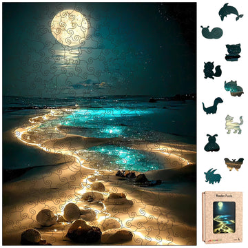 Wooden Puzzles for mature-themeds  Wooden Jigsaw Puzzles 270pcs  Unique Animal Shaped mature-themed Wooden Puzzles  Irregular Wood Puzzles mature-themed with Beautiful Wooden Box Birthday Gift Family Game (11.2 x 15.1 in)