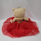 KINNEX COLLECTIONS SINCE 1997 20'' Quince Anos Quinceanera Last Doll Teddy Bear with Dress (Centerpiece) ~ ARC16832-14 (Red)