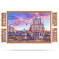 Qiqidog 1000 Pieces Puzzle Board With 4 Drawers And Cover, 22''X30'' Wooden Jigsaw Puzzle Table For Adults, Portable Puzzle Orga