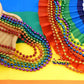 Yaxinrui 15 Pcs Pride Beads Necklaces, Lgbtq Pride Necklace Accessories Pride Beads Stuff Rainbow Bead Necklaces For Gay Lesbian