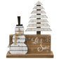 Winter Scene Slat Snowman