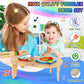 Looikoos Kids Drum Set For Toddlers 1-3, All In One Montessori Musical Instruments -Wooden Percussion Educational Preschool Music Toys For Baby 12-18 Months
