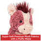 Gund Cozys Collection Horse Stuffed Animal, Spring Decor, Plush Toy For Ages 1 And Up, Pink/Red, 10