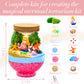 Magiclub Diy Light-Up Mermaid Terrarium Kit For Kids,Remote Mermaid Birthday Gifts Toy For Girls,Mermaid Craft Kit,Arts & Crafts Mermaid Gifts For Girls Age 4 5 6 7 8-12 Years Old,Bedroom Decor