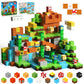 Annexfun Magnetic Blocks-100Pcs Magnetic Toy Set Magnetic Building Blocks, Stem Montessori Sensory Toys For Toddlers Kids Boys Girls Ages 3 4 5 6 7 8 9 10 Christmas Birthday Gifts Boys
