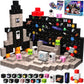 Annexfun Magnetic Blocks-100PCS Magnetic Building Blocks Space Rocket Magnetic Tiles Cubes 2025 Upgraded STEM Game  Christmas Birthday Gifts for mature-themed