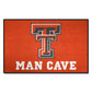 FANMATS 14612 Texas Tech University Nylon Universal Man Cave Starter Rug, 19x30