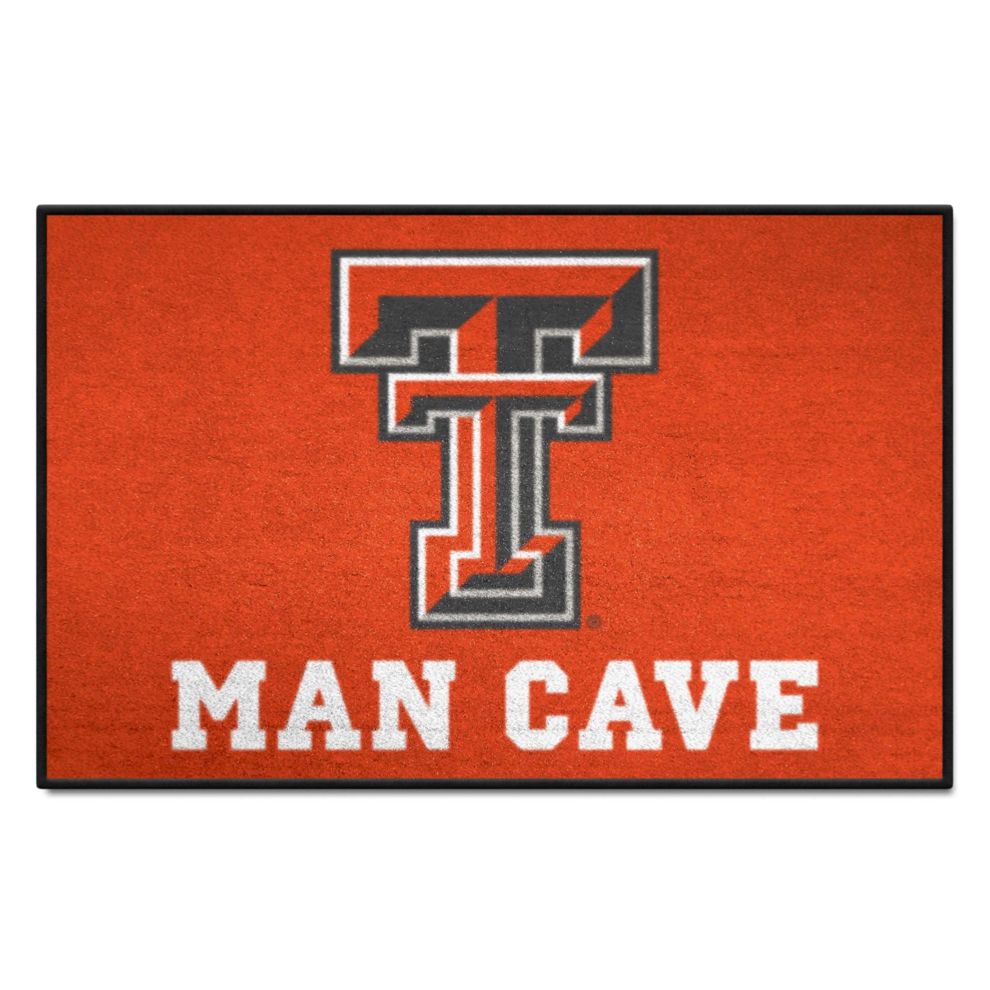 FANMATS 14612 Texas Tech University Nylon Universal Man Cave Starter Rug, 19x30